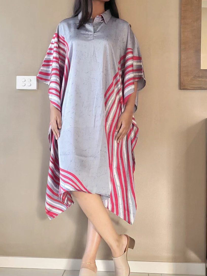 Printed Batik Poncho