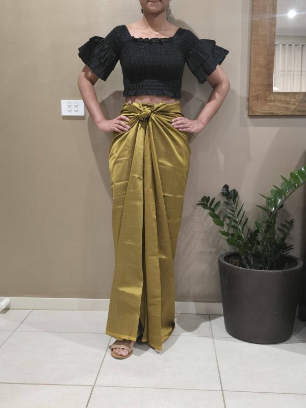 Silk Sarong - Gold colour