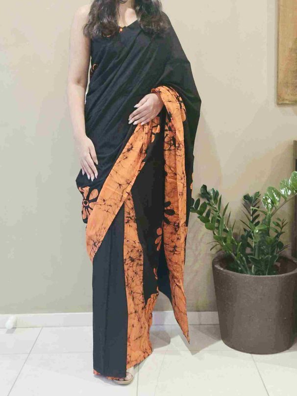 Cotton Batik Saree