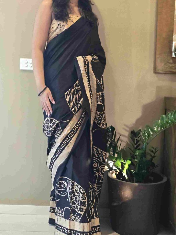 Cotton Batik Saree