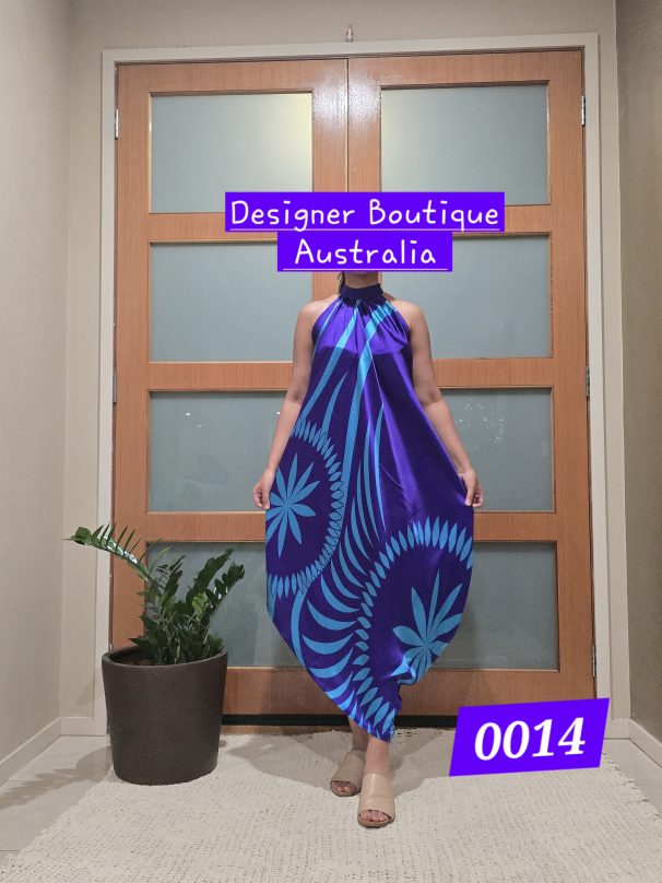 Printed Satin Silk Dress