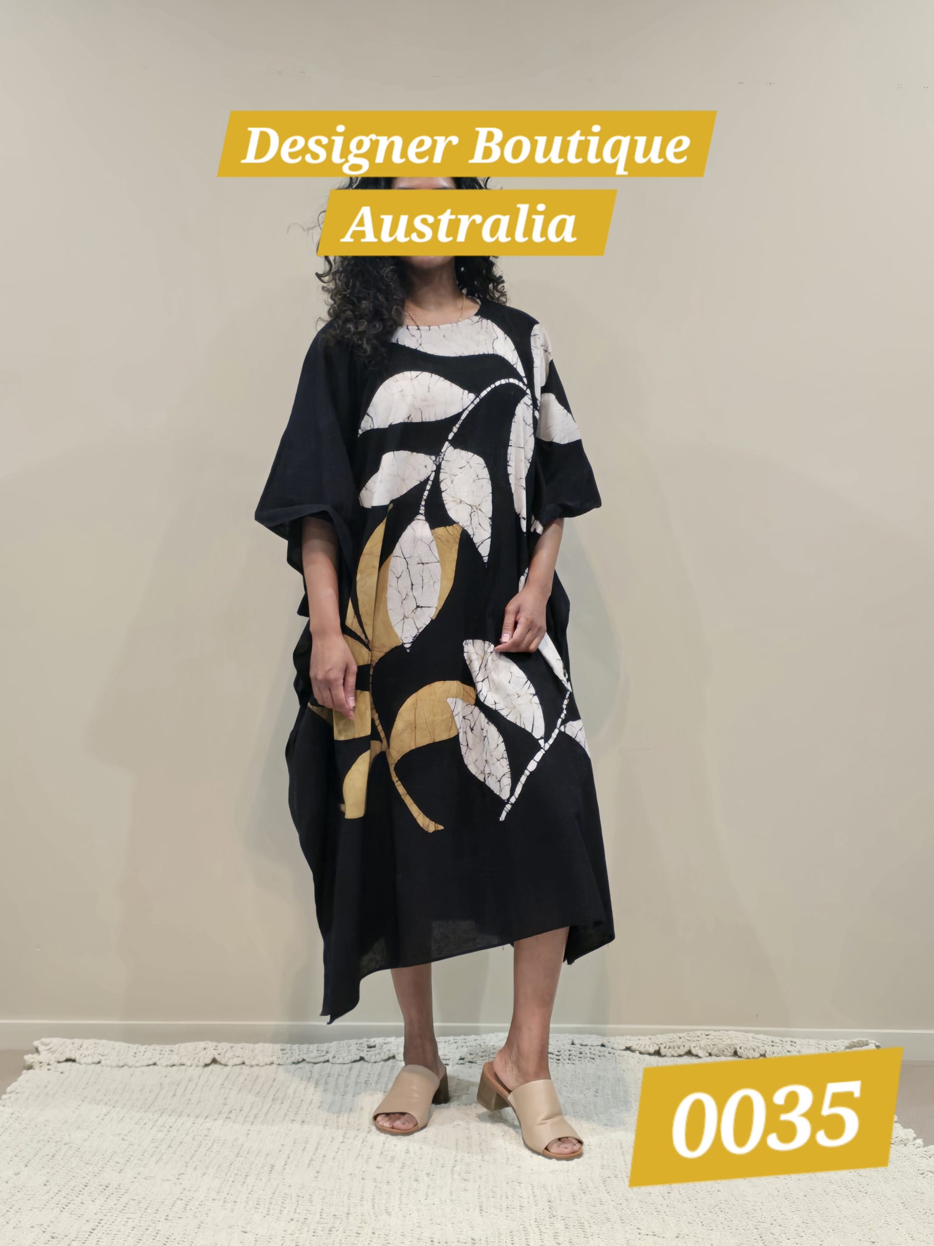 Cotton Batik Kaftan - Image 3